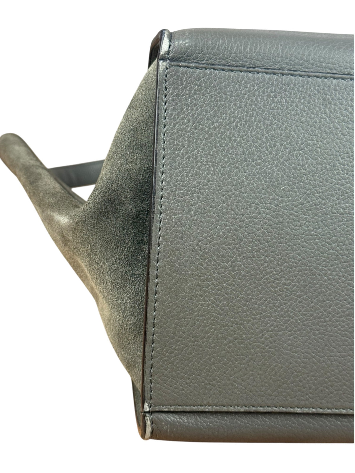 Celine Trapeze Bag In Grey