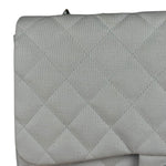 Chanel Grey Cotton M Classic Flap