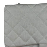 Chanel Grey Cotton M Classic Flap