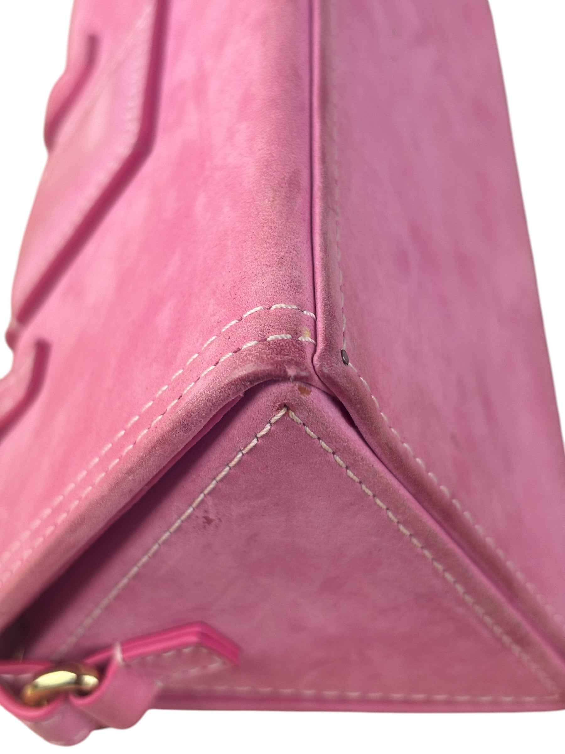 Jacquemus Pink Nubuck Le Porte Hand/Shoulder Bag