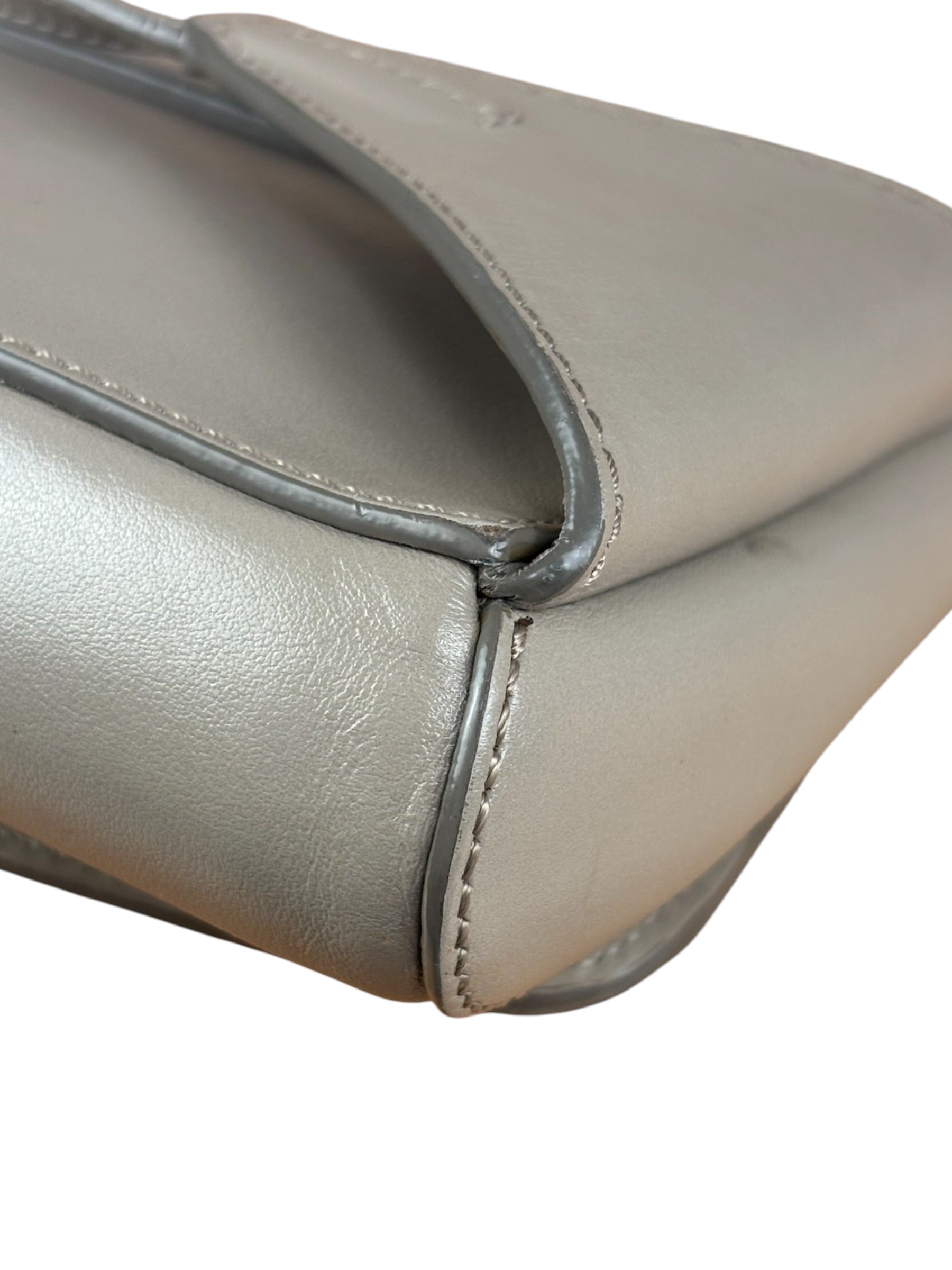 Chloe Beige Leather C Logo Waist Bag