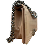 Chanel Cream Patent Leather Boy Flap Bag 2012