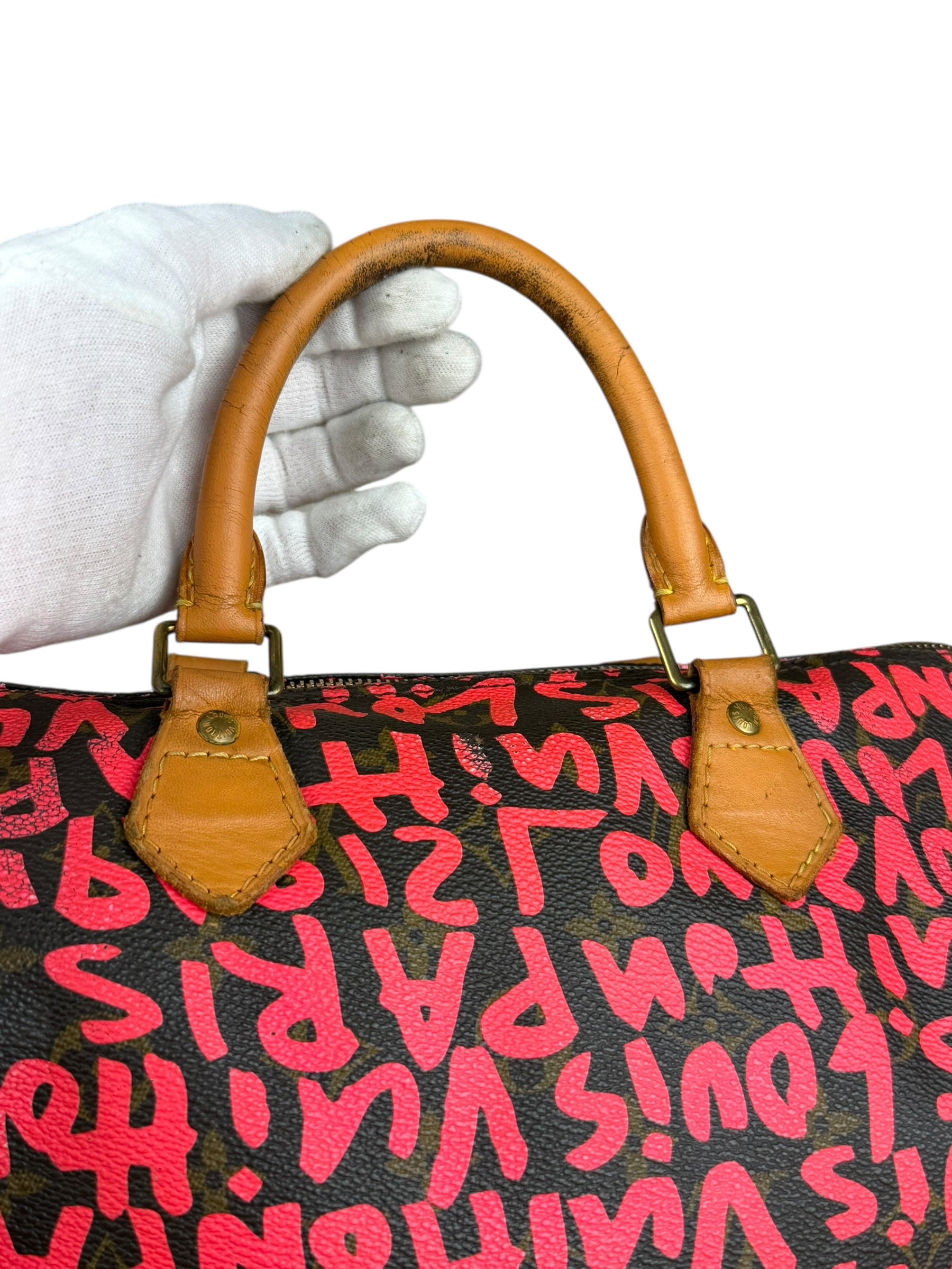 Louis Vuitton x Stephen Sprouse Graffiti Speedy 30 Pink