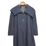 Vintage Fendi 365 Wool Trench Coat Navy