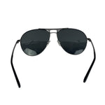 Versace Pilot 2164 Black-Silver Tone Sunglasses