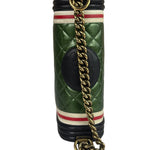 Chanel Multicolor Lambskin Crest S Boy Bag