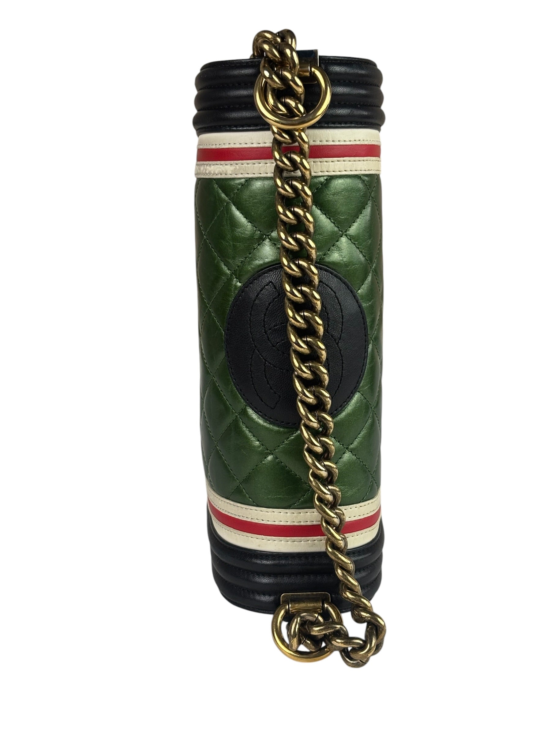 Chanel Multicolor Lambskin Crest S Boy Bag