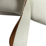 Celine White Grained Leather Studded Poultbot Shoulder Bag
