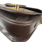 Celine Horse Carriage Dark Brown Leather Shoulder Bag