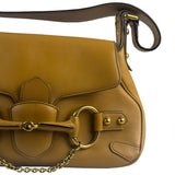 Gucci Vintage Camel Horsebit Shoulder Bag