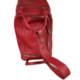 Hermes Rouge Clemence Leather Lindy 34