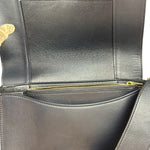Celine Bicolor Leather Medium Frame Crossbody Bag