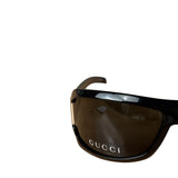Gucci Black GG.15.1/N/S Black Injection-Frame Shield Sunglasses