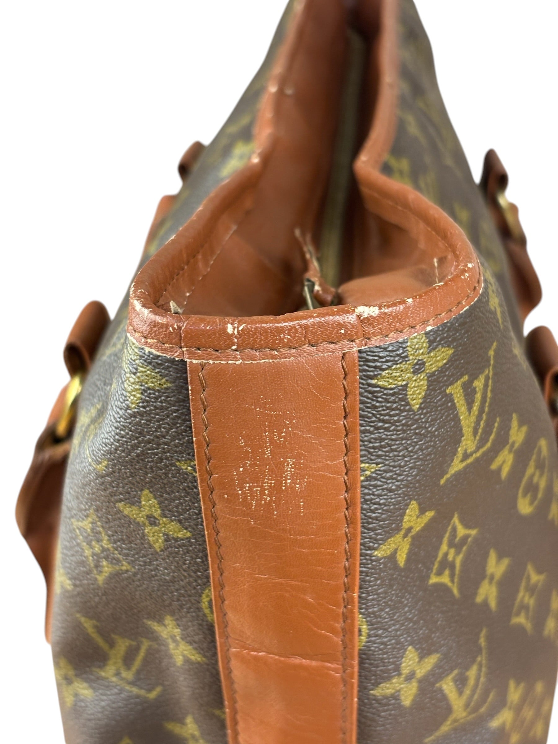 Louis Vuitton Vintage Monogram Sac Weekend Tote Bag MM