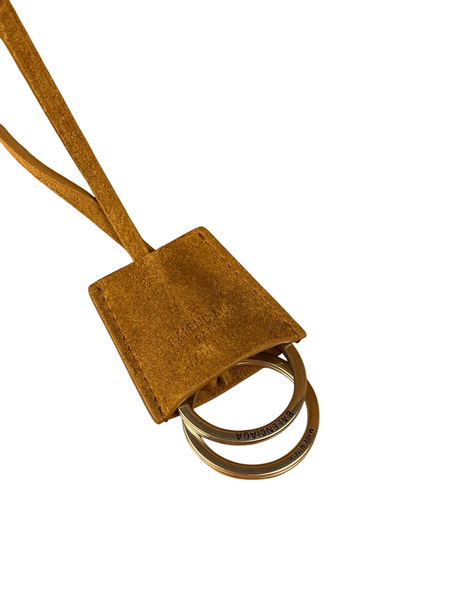Balenciaga Rodeo Handbag Suede/Fleece Brown