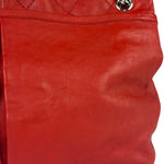 Chanel Red Quilted Leather Natural Beauty Chain Tote 2010