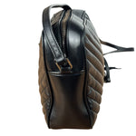 Yves Saint Laurent Black Leather Lou Camera Bag