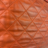 Chanel Orange Quilted Leather Large In The Mix Shopping Two-Way Tote 2011