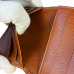Louis Vuitton Brown Leather Elise Compact Wallet