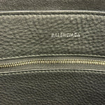 Balenciaga Black Leather Tote Bag