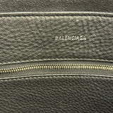 Balenciaga Black Leather Tote Bag