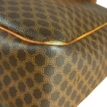 Celine Vintage Macadam Canvas Shoulder Tote