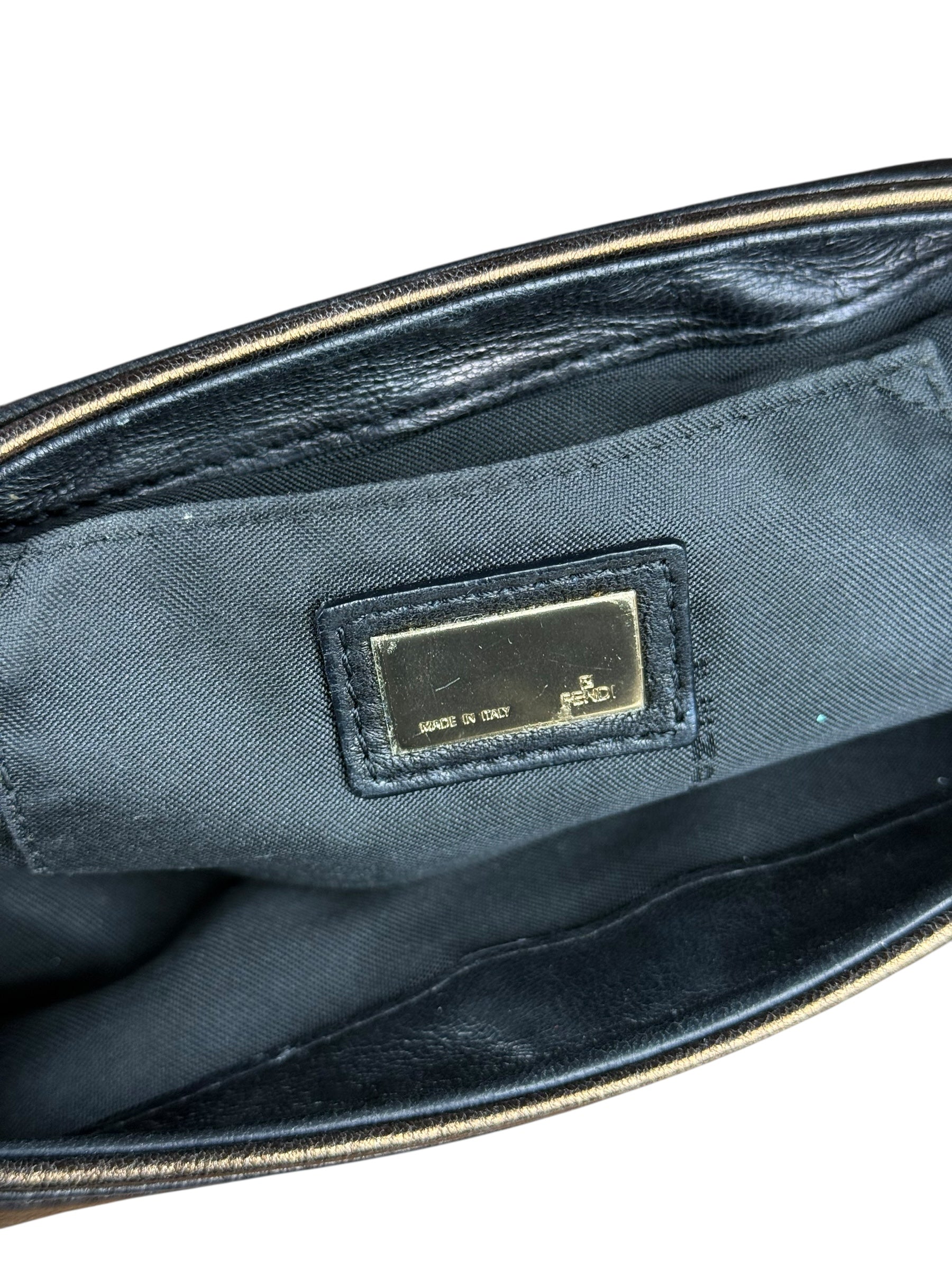 Fendi Zucca Vanity Mirror Shoulder Bag