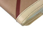 Burberry Cream Nova Check Penrose Continental Long Wallet