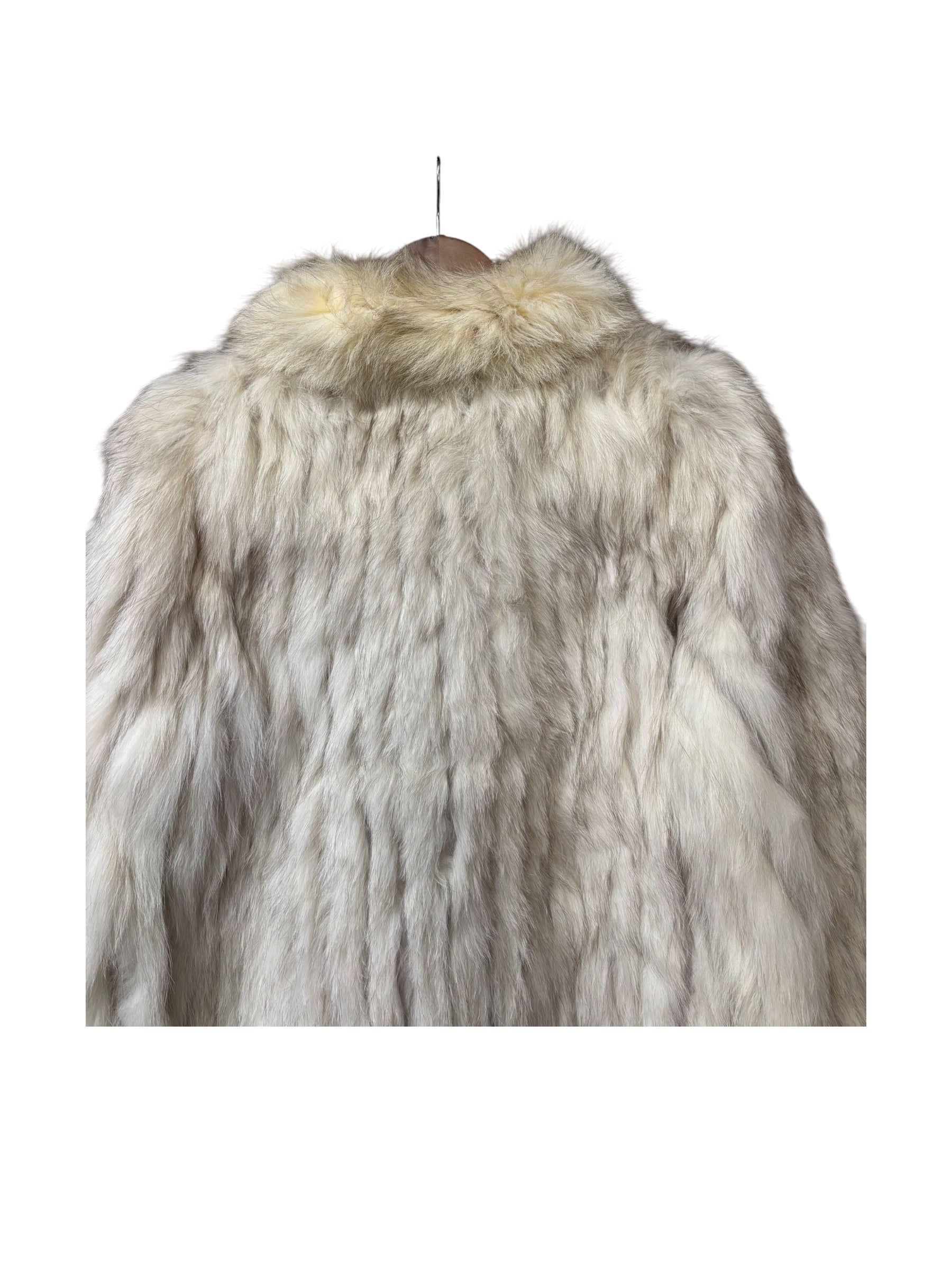 Vintage Off-White Saga Fox Fur Coat
