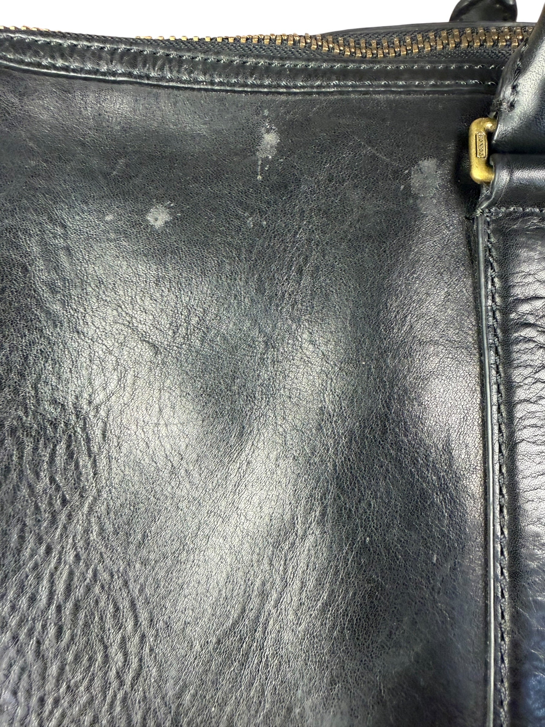 Coach Black Leather Large Duffle