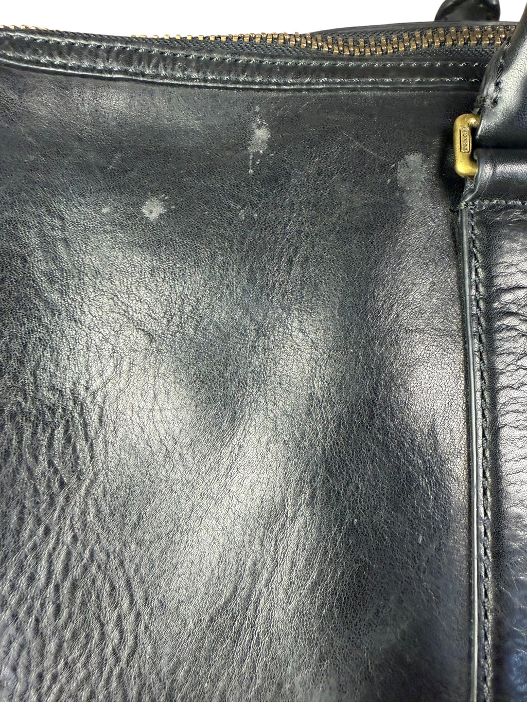 Coach Black Leather Large Duffle