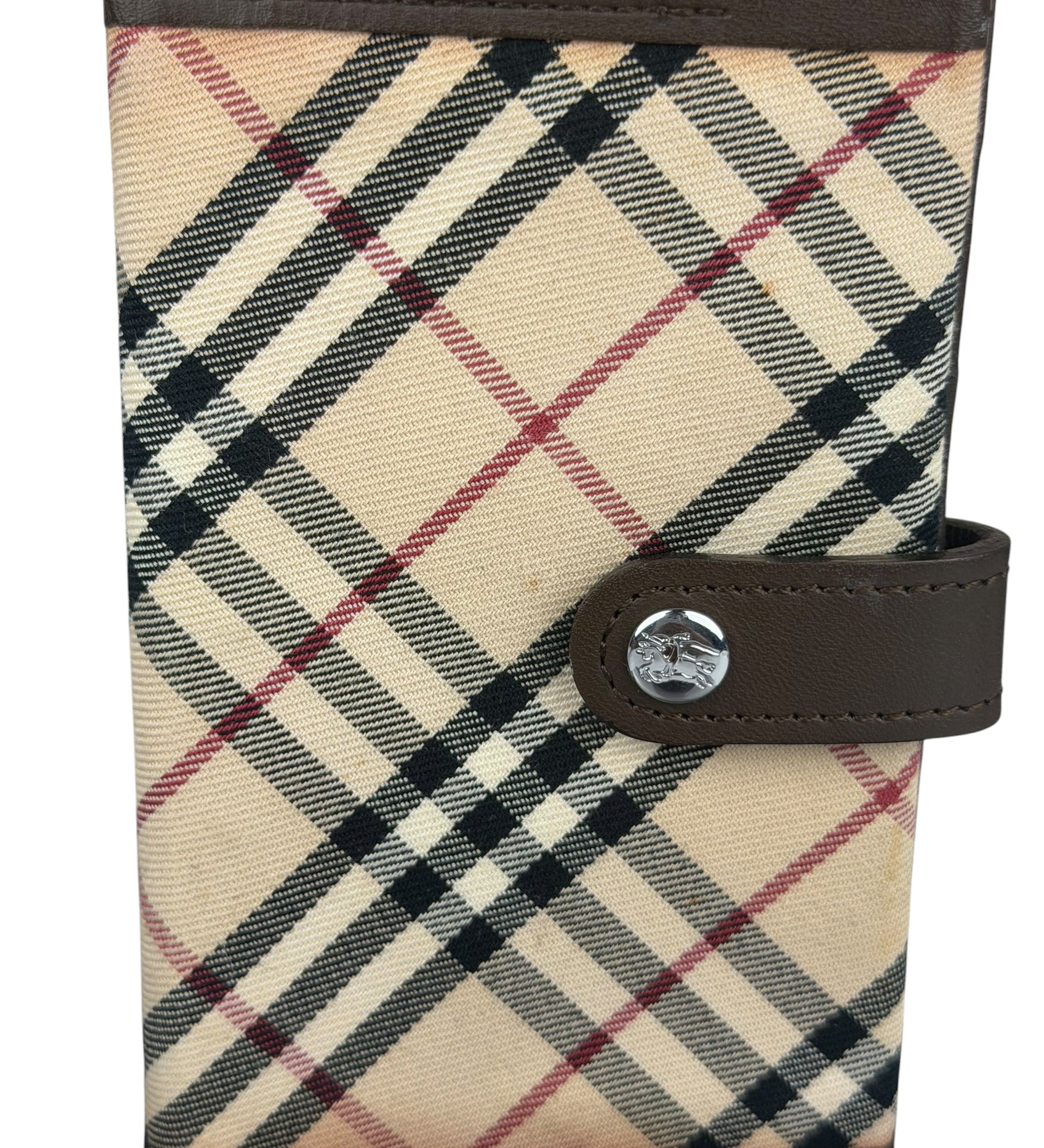 Burberry Vintage Leather Nova Mini 5-Ring Agenda Planner Cover