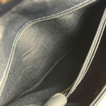 Chanel Vintage Navy Blue Leather Wild Stitch Surpique Flap Bag 2001