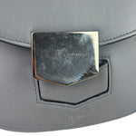 Celine Grey Leather Trotteur Small Crossbody Bag