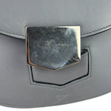 Celine Grey Leather Trotteur Small Crossbody Bag