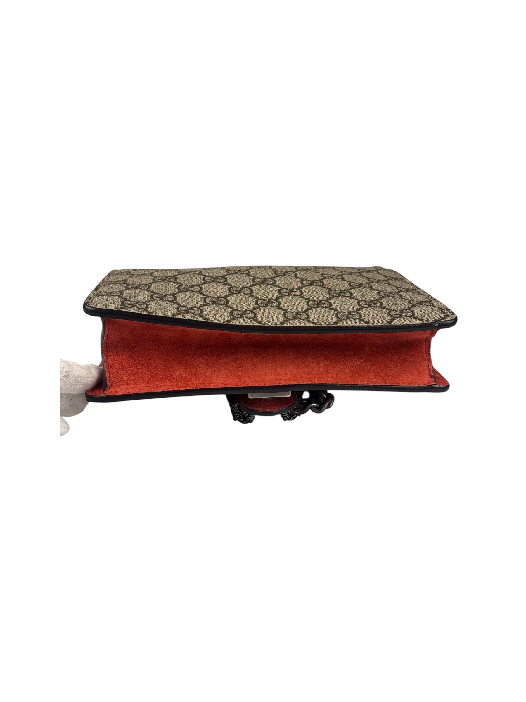 Gucci Leather Dionysus GG Supreme Mini Shoulder Bag