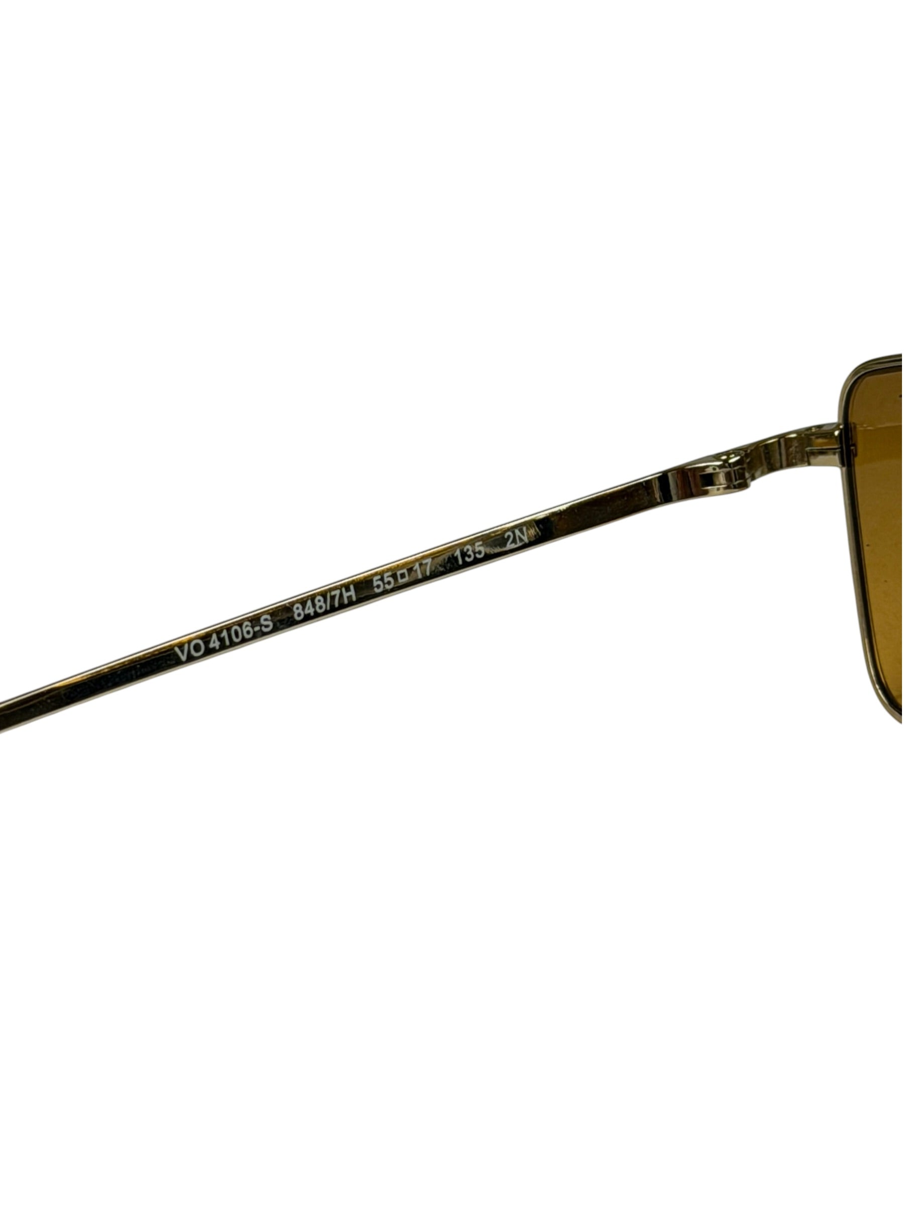 Vogue x Gigi Hadid Gold- Rectangular Sunglasses