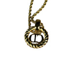 Christian Dior CD Logo Necklace