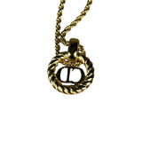 Christian Dior CD Logo Necklace