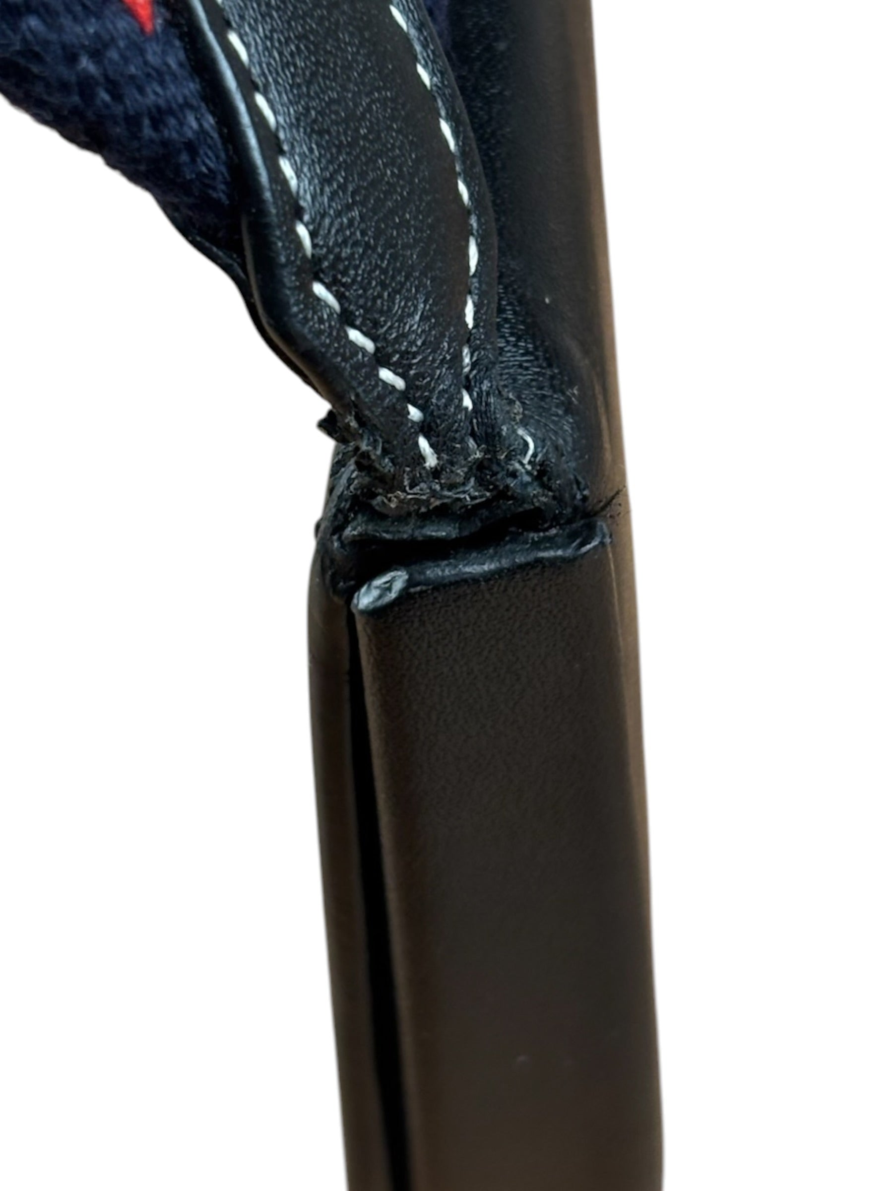 Loewe Anagram Black Leather Heel Crossbody Pochette