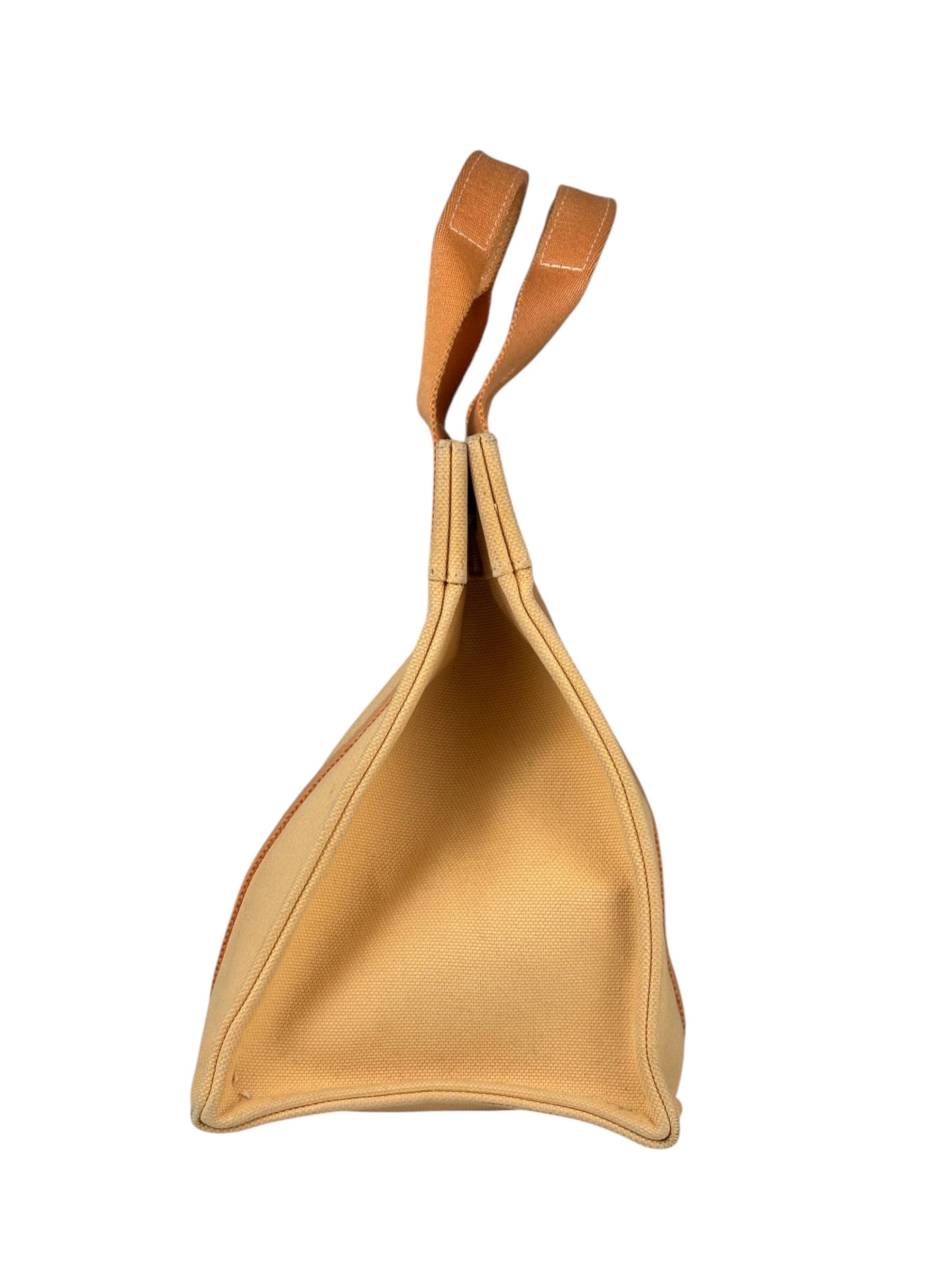 Hermes Light Beige/Orange Bora Bora Tote Bag PM