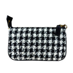 Versace Black/White Tweed Pochette