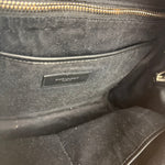 Saint Laurent Black S Canvas Backpack