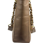 Chanel Beige Quilted Caviar Petite Shopping Tote 2004