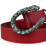 Gucci Dionysus Red Leather Belt