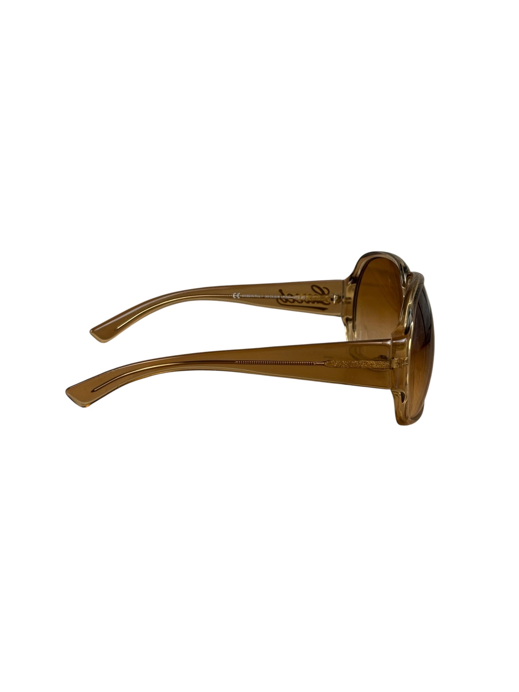 Gucci Vintage Gold Square Frame Sunglasses