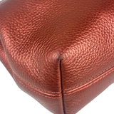 Coach Metallic Currant Leather Charley Crossbody