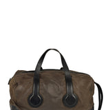 Celine Brown/Black Leather Bowling Bag