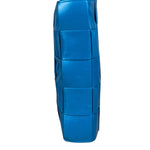 Bottega Veneta Cyan Leather Cassete Bag