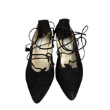 Manolo Blahnik Brown Suede Strappy Heels